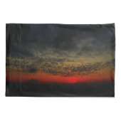 嵐の前の夕日 枕カバー (裏面)