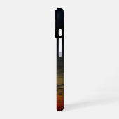 嵐の前の夕日 iPhone 16ケース (左側面)
