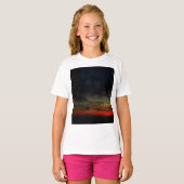 嵐の前の夕日 Tシャツ (正面フル)