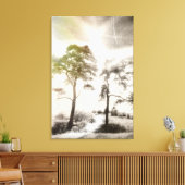 嵐の前の平和 キャンバスプリント (インサイチュ (リビング))