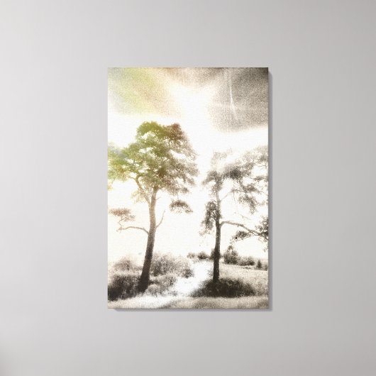 嵐の前の平和 キャンバスプリント (正面)