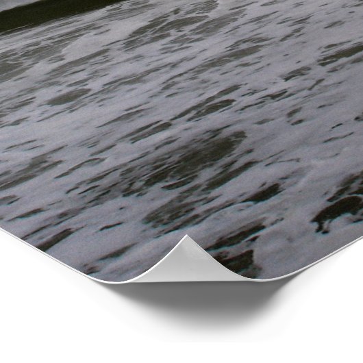 嵐の前の桟橋 ポスター (角)