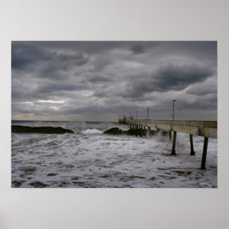 嵐の前の桟橋 ポスター