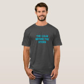 嵐の前の静けさ メンズ グラフィックTシャツ Tシャツ (正面フル)