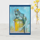 嵐の前 カード (黄色い花)