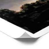 嵐の夕日 ポスター (角)