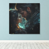 嵐の夜のエーテル愛好家 キャンバスプリント (インサイチュ (ウッドフロア))