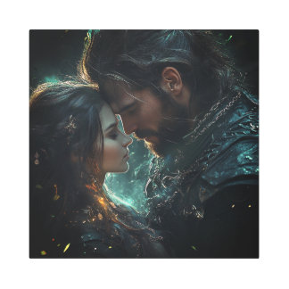 嵐の夜のエーテル愛好家 メタルプリント