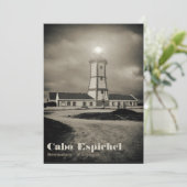 嵐の夜の古い灯台 サンキューカード (スタンド正面)