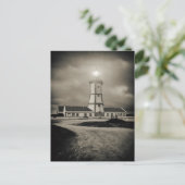 嵐の夜の古い灯台 ポストカード (スタンド正面)