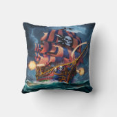 嵐の夜婚約したの海賊船 クッション (裏面)