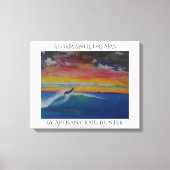 嵐の夢 キャンバスプリント (正面)