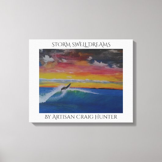 嵐の夢 キャンバスプリント (正面)