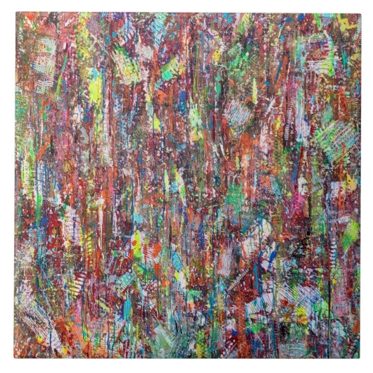 嵐の天気6 x 6セラミックタイル タイル (正面)