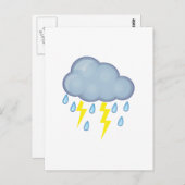 嵐の天気 ポストカード (正面/裏面)