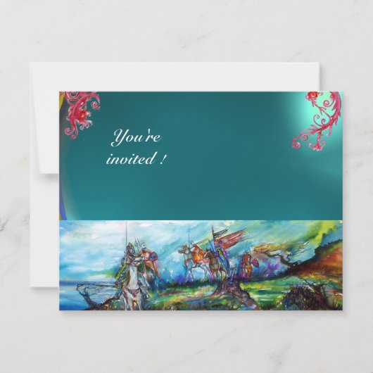 嵐の宝石の青いライダー 招待状 (正面)