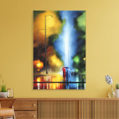 嵐の平和素晴らし キャンバスプリント (インサイチュ (リビング))