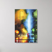 嵐の平和素晴らし キャンバスプリント (正面)