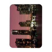 嵐の後のマイアミの夕日の光 マグネット (縦)