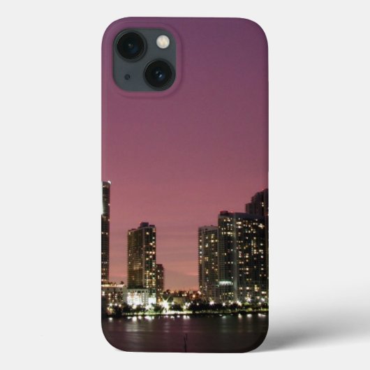 嵐の後のマイアミ上の日没ライト Case-Mate iPhoneケース (裏面)