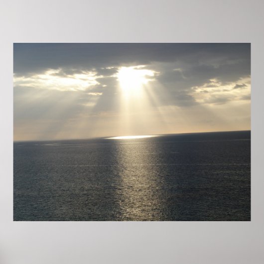 嵐の後の夕日 ポスター (正面)