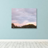 嵐の後の日没 キャンバスプリント (インサイチュ (ウッドフロア))