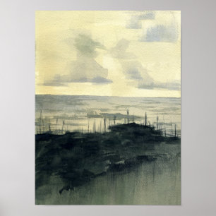 嵐の後の砂丘 ポスター