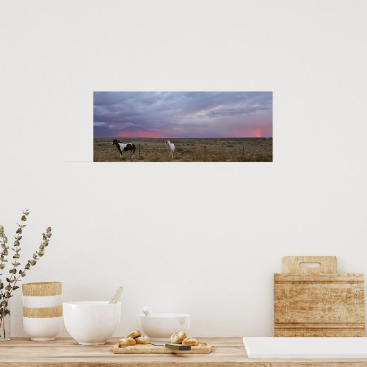 嵐の後の馬 ポスター (キッチン)