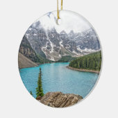 嵐の後のmoraine湖 セラミックオーナメント (左)