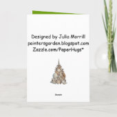 嵐の後クリスマスカード シーズンカード (裏面)