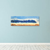 嵐の急増 キャンバスプリント (インサイチュ (ウッドフロア))