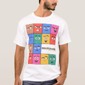 嵐の感情の流れ Tシャツ (正面)