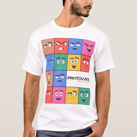 嵐の感情の流れ Tシャツ (正面)