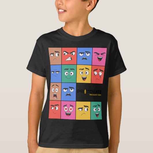 嵐の感情の流れ Tシャツ (正面)