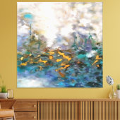 嵐の抽象芸術アート絵画の キャンバスプリント (インサイチュ (リビング))