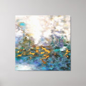 嵐の抽象芸術アート絵画の キャンバスプリント (正面)