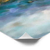 嵐の抽象芸術アート絵画の ポスター (コーナー)