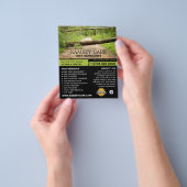 嵐の損傷 – 木の外科医 – Arborist チラシ (手)