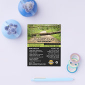 嵐の損傷 – 木の外科医 – Arborist チラシ (シングル)