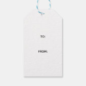 嵐の日に馬が放牧 ギフトタグ (裏面)