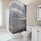 嵐の日の出が海 シャワーカーテン (インサイチュ)