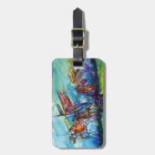 嵐の最中のライダー ラゲッジタグ (正面縦)