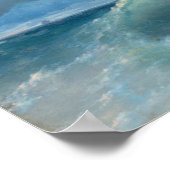 嵐の朝の難破船アイヴァゾフスキー ポスター (角)