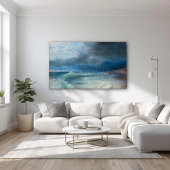 嵐の朝の難破船アイヴァゾフスキー ポスター