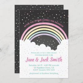 嵐の来後に |赤ちゃんシャワー 招待状