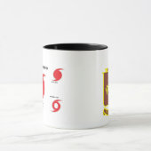 嵐の活発化のエースのマグ マグカップ (中央)