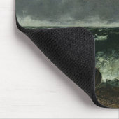 嵐の海か、波1870年 マウスパッド (コーナー)