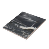 嵐の海に照る一条の光線 タイル (側面)