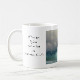 嵐の海のイヴァンAivazovskyの海景の嵐で出荷して下さい コーヒーマグカップ