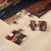 嵐の海の船 ジグソーパズル (側面)